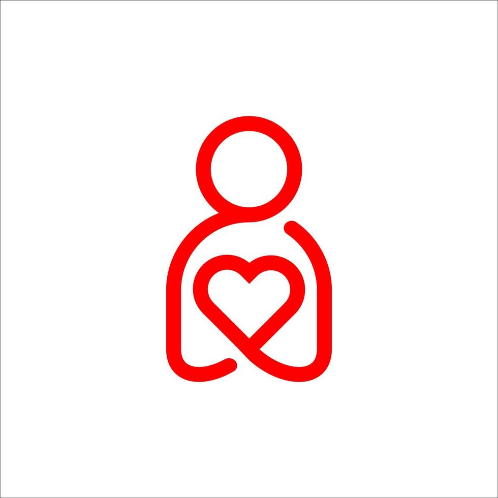 Logo-Design der Krankenversicherung vektor