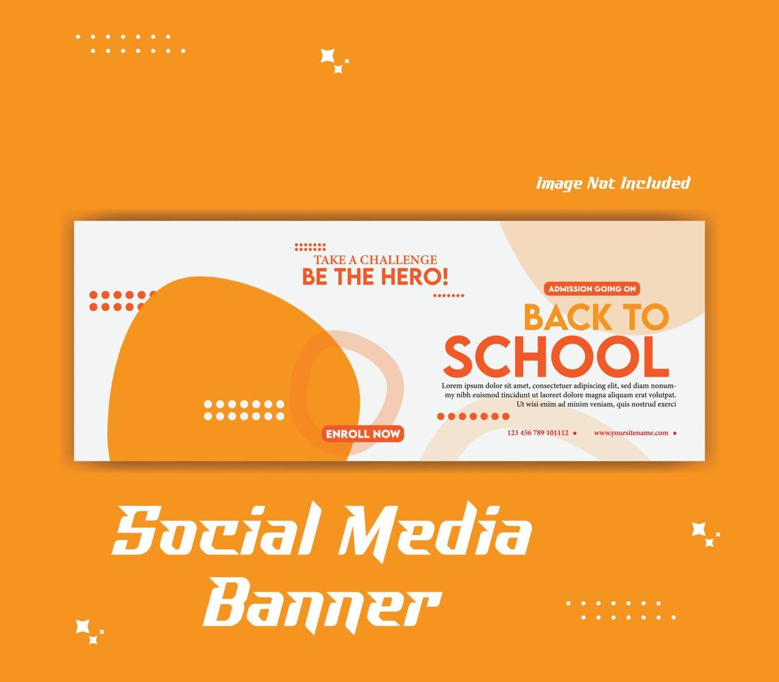 minimal social media cover banner mall social media post vektor