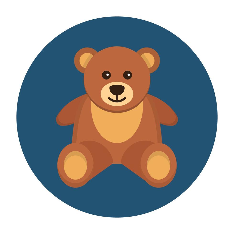 nallebjörn vektor ikon som enkelt kan ändra eller redigera