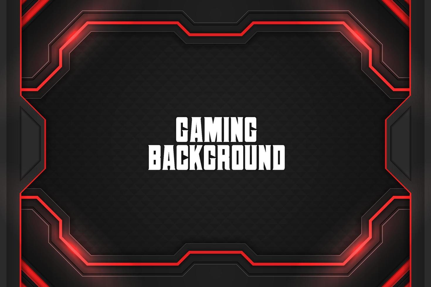 Gaming-Hintergrund rot mit Element vektor