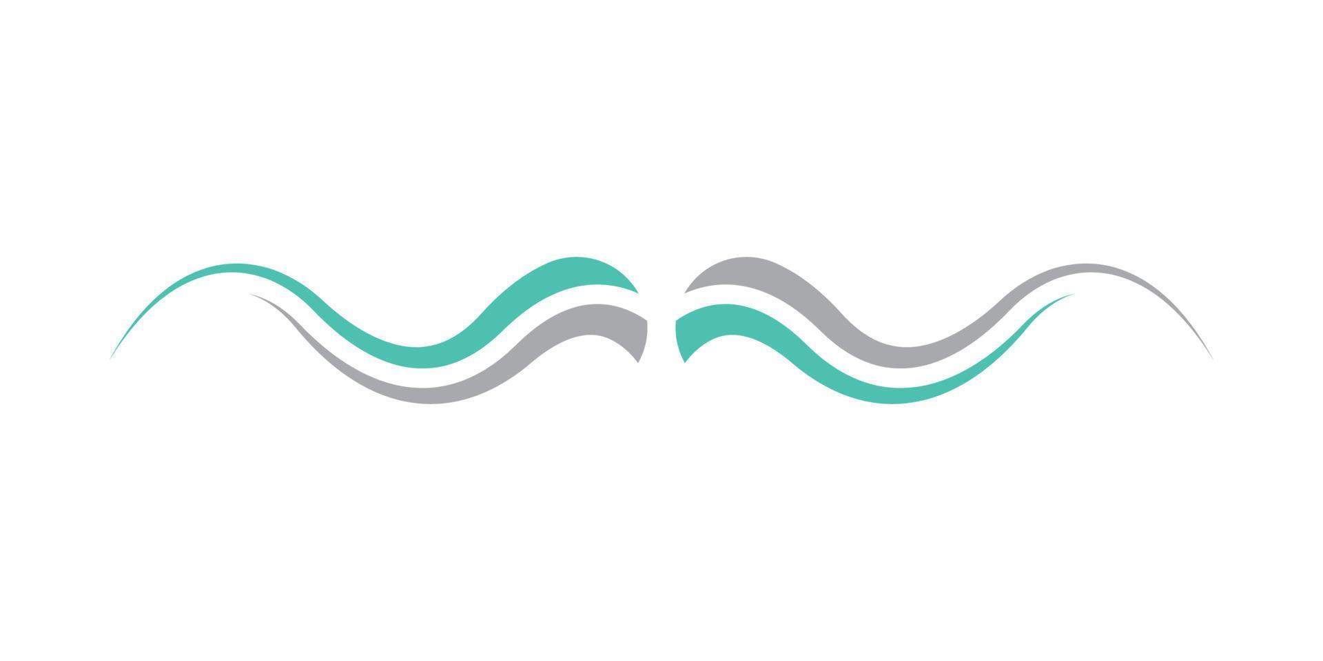 Wave-Spalsh-Swoosh-Logo-Vektor vektor