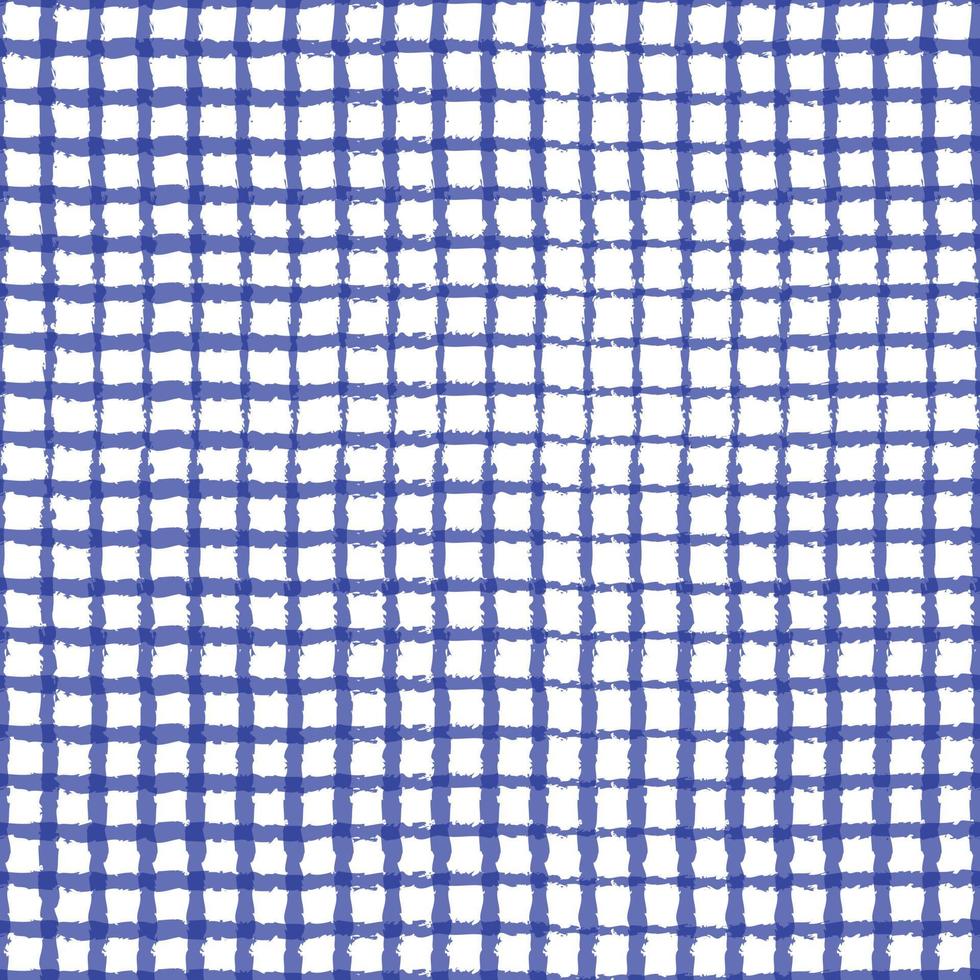 gingham mönster sömlös pläd upprepa vektor i blått och vitt. design för tryck, tartan, presentpapper, textilier, rutig bakgrund för duk