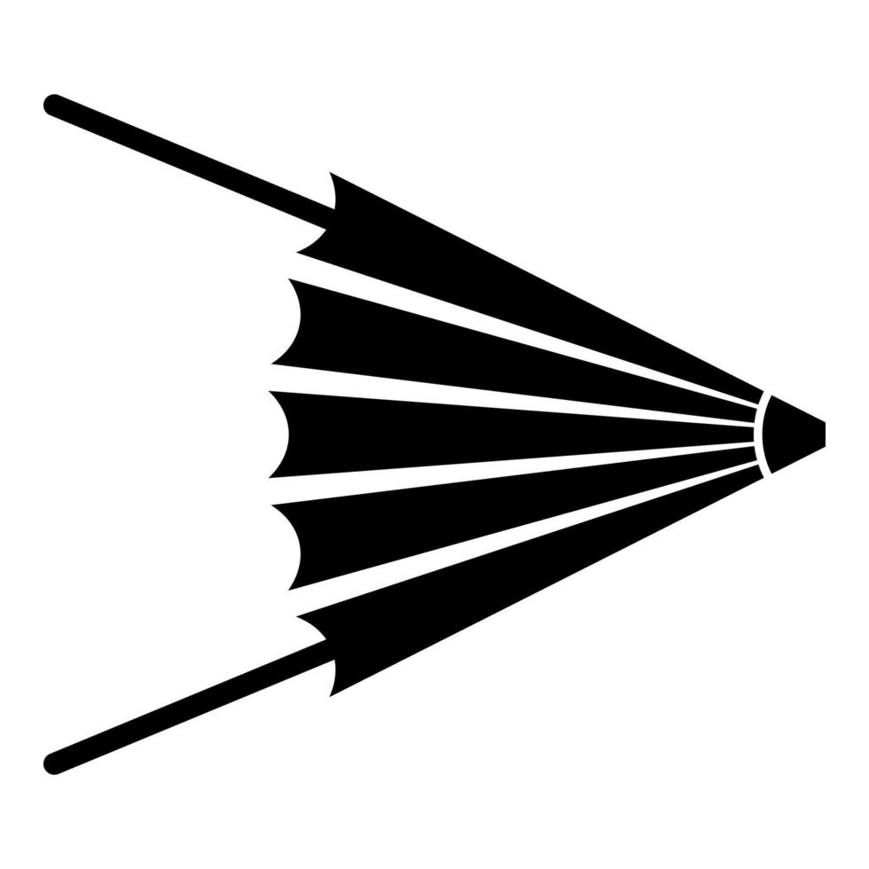 Luftgebläse Feuerbalg Schmiede Symbol Farbe schwarz Vektor Illustration Flat Style Image