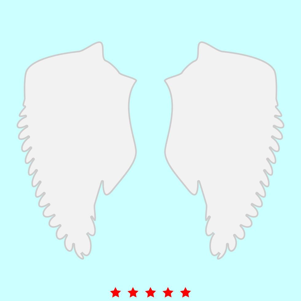 Flügel sind es Ikonen. vektor