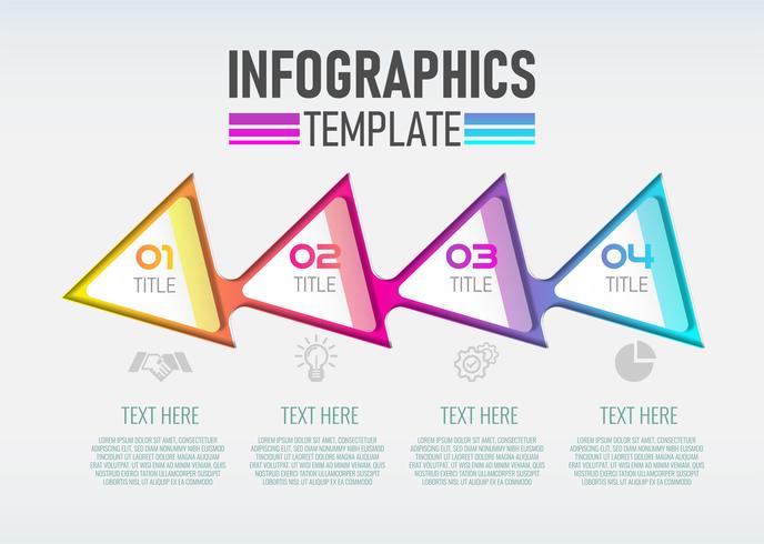 Vektor modern Infographic 3d etikett, mall design.