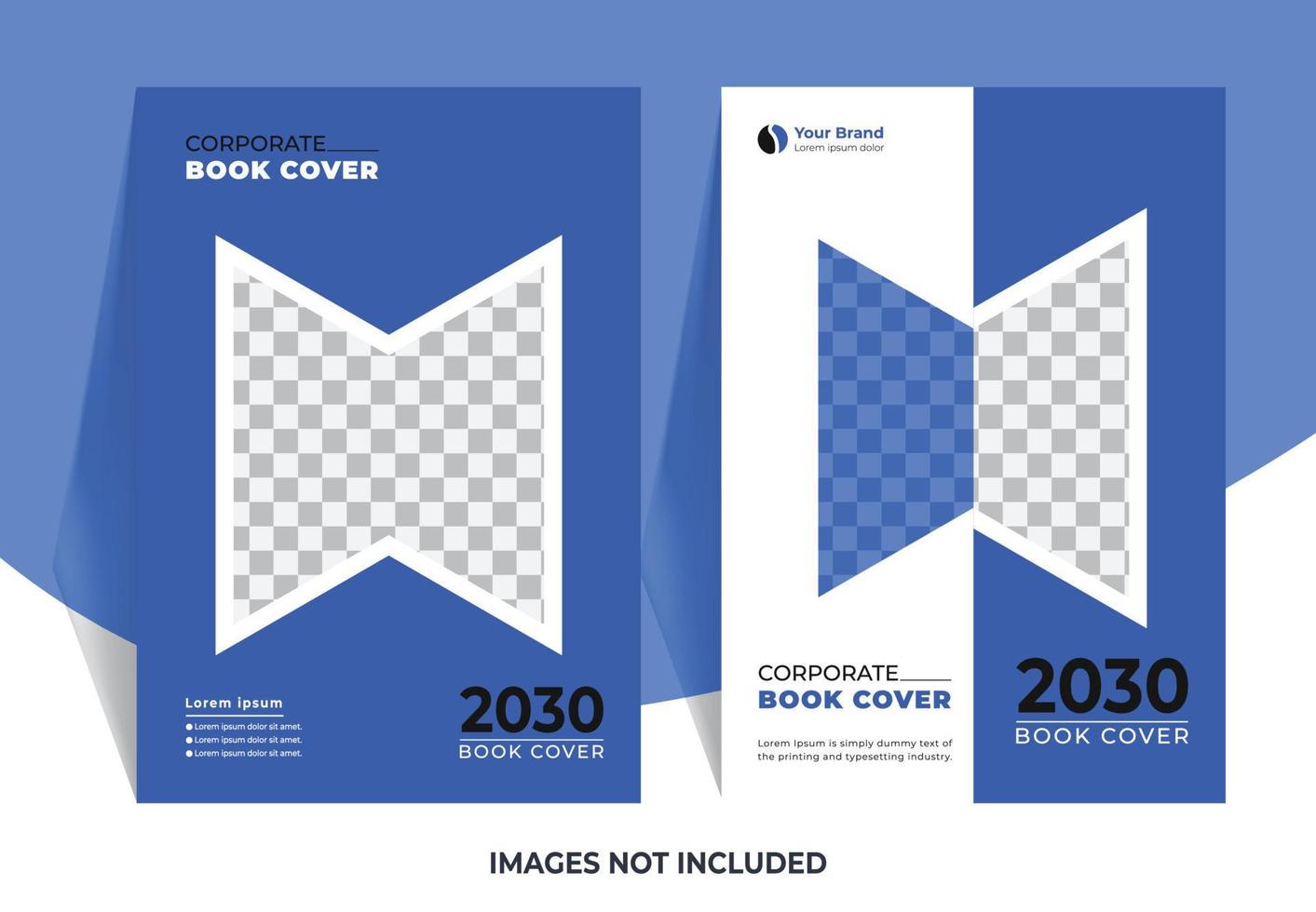 Corporate Book Cover Design-Vorlage oder Jahresbericht-Set vektor
