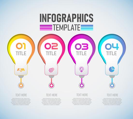 Vektor modernen Infographic 3d Label