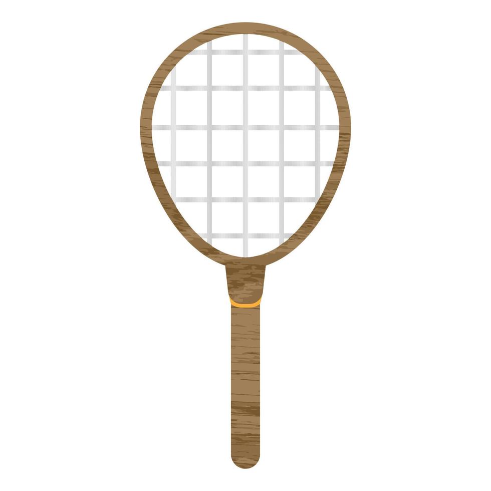 tennisracket ikon. annan färg . vektor