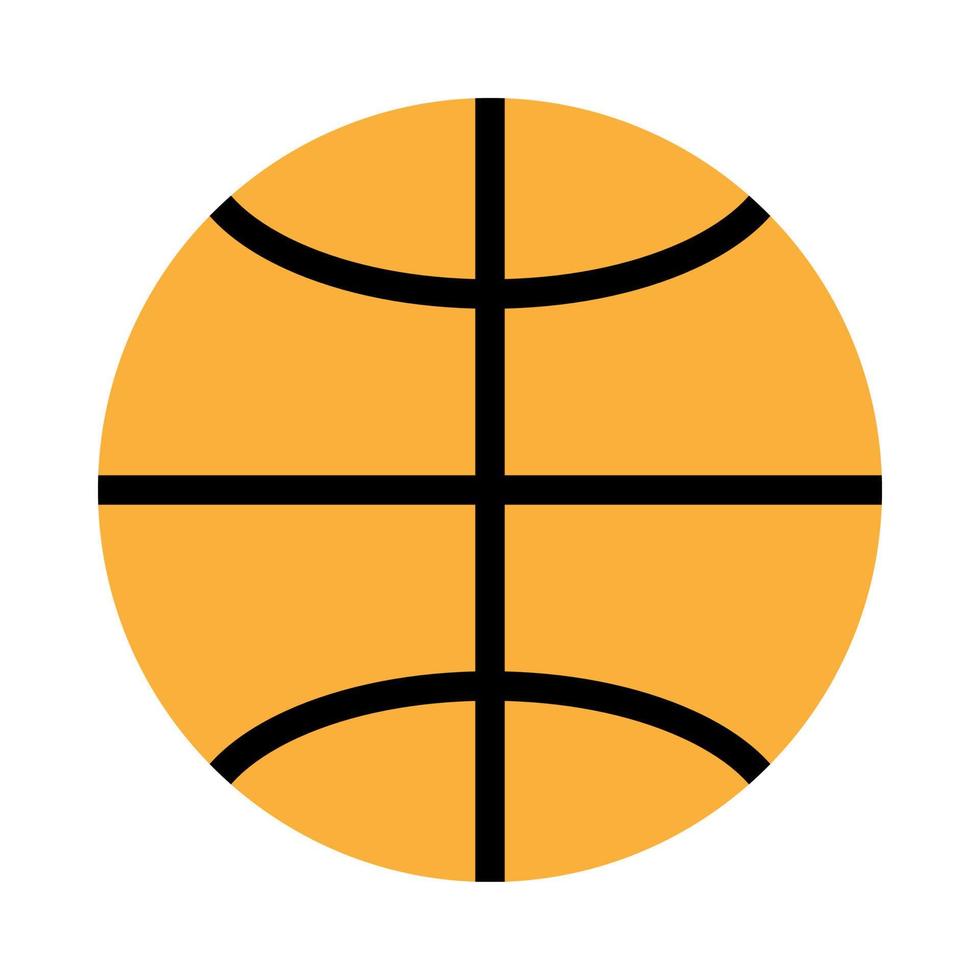 Basketball-Ball-Symbol. verschiedene Farben . vektor