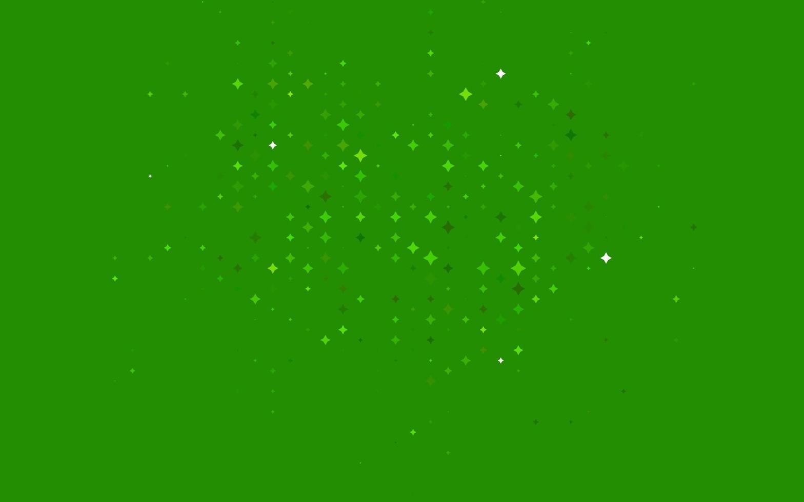 ljusgrön vektormönster med julstjärnor. vektor