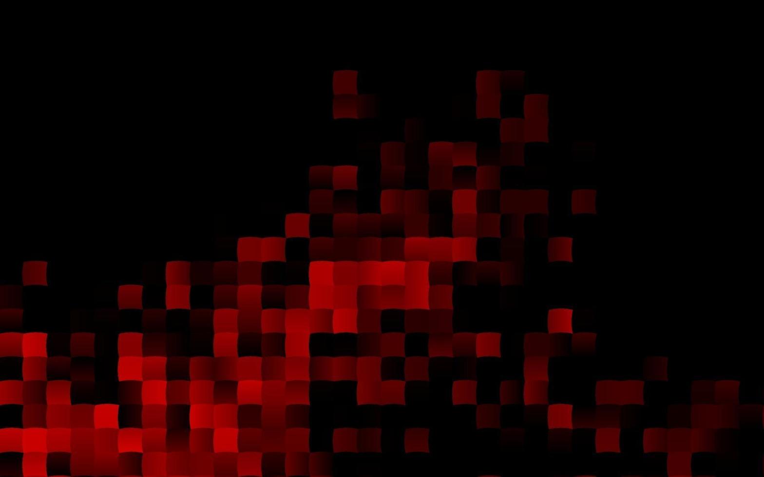 mörkröd vektor bakgrund med rektanglar, rutor.