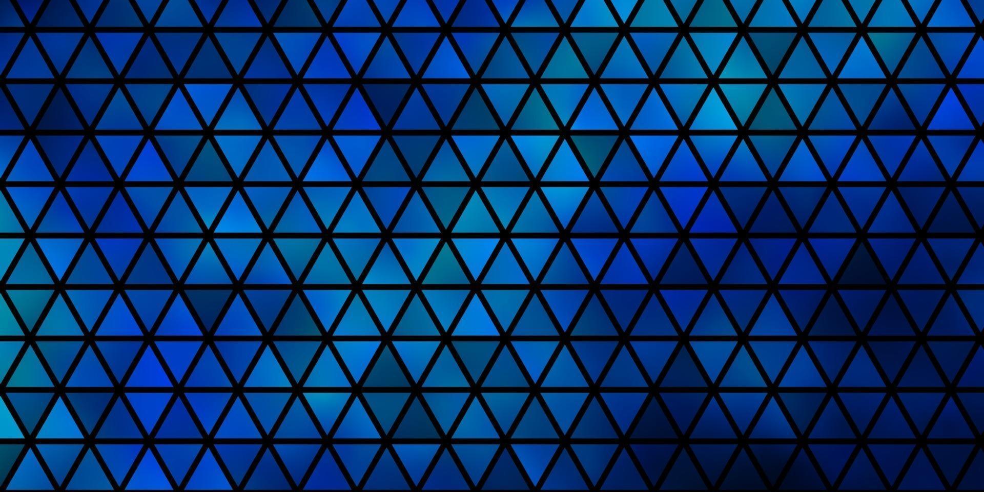 dunkelblaues Vektormuster mit polygonalem Stil. vektor