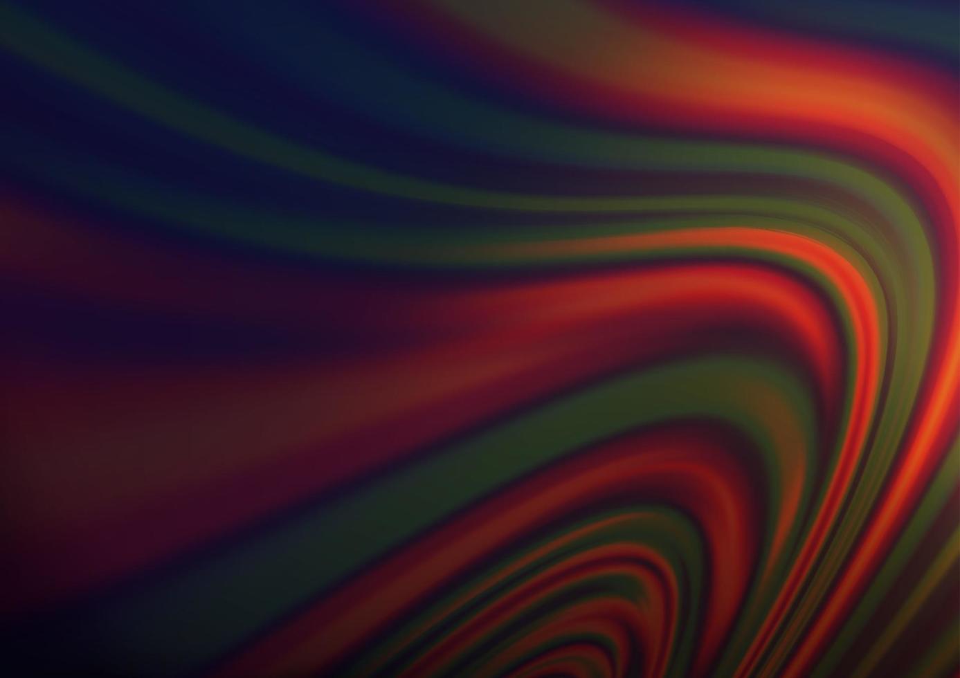 mörkblå, röd vektorbakgrund med flytande former. vektor