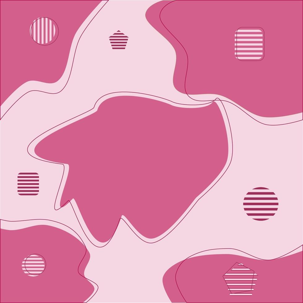 vektor bakgrund abstrakt flytande rosa färg med form tema