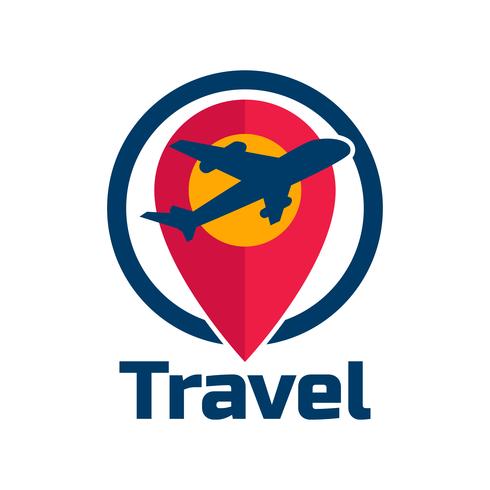 Reisetourismus-Symbol isoliert auf weißem Hintergrund vektor