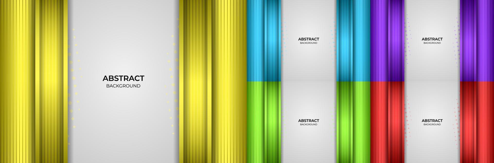 bakgrundslinje gradient gul, blå, lila, grön och röd abstrakt stil. vektor illustration