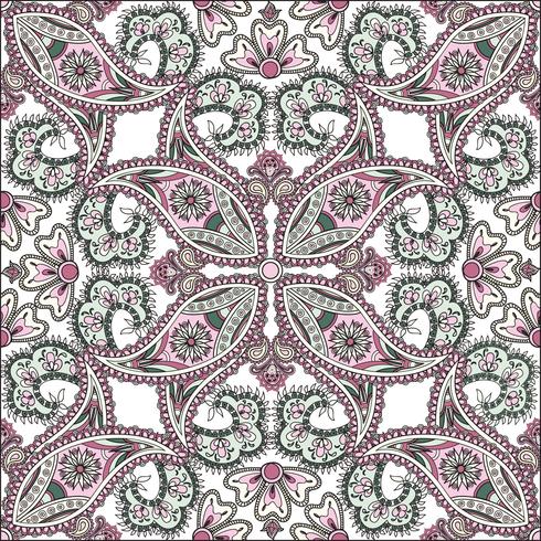 Floral nahtlosen Hintergrund. Orientalische Verzierung. Blumenmuster. vektor