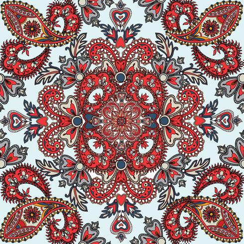 Floral nahtlosen Hintergrund. Orientalische Verzierung. Blumenmuster. vektor