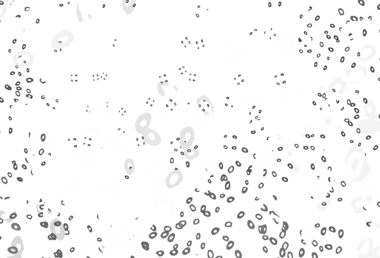 hellsilbernes, graues Vektorlayout mit Kreisformen. vektor