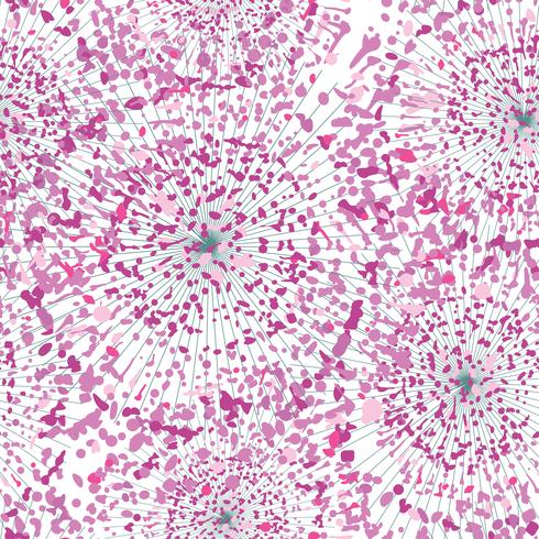 Chaotisk blöt täthetsmönster. Blom dot konsistens, blomma kronblad vektor