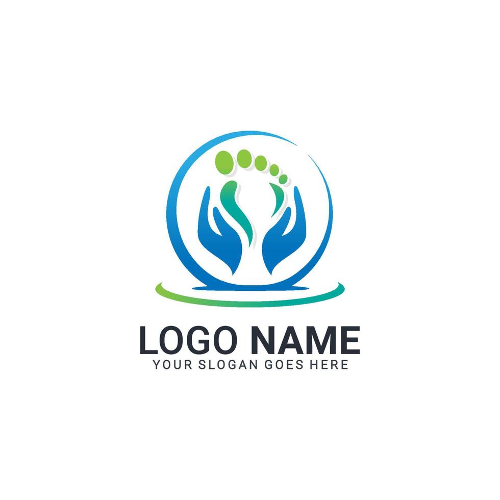 massage logotyp design. redigerbar logotypdesign vektor