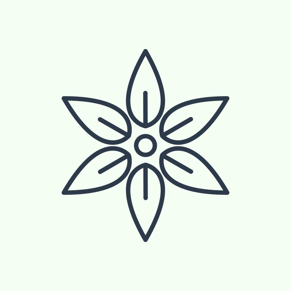 blad ikon logotyp mall, används för miljö och växter. vektor