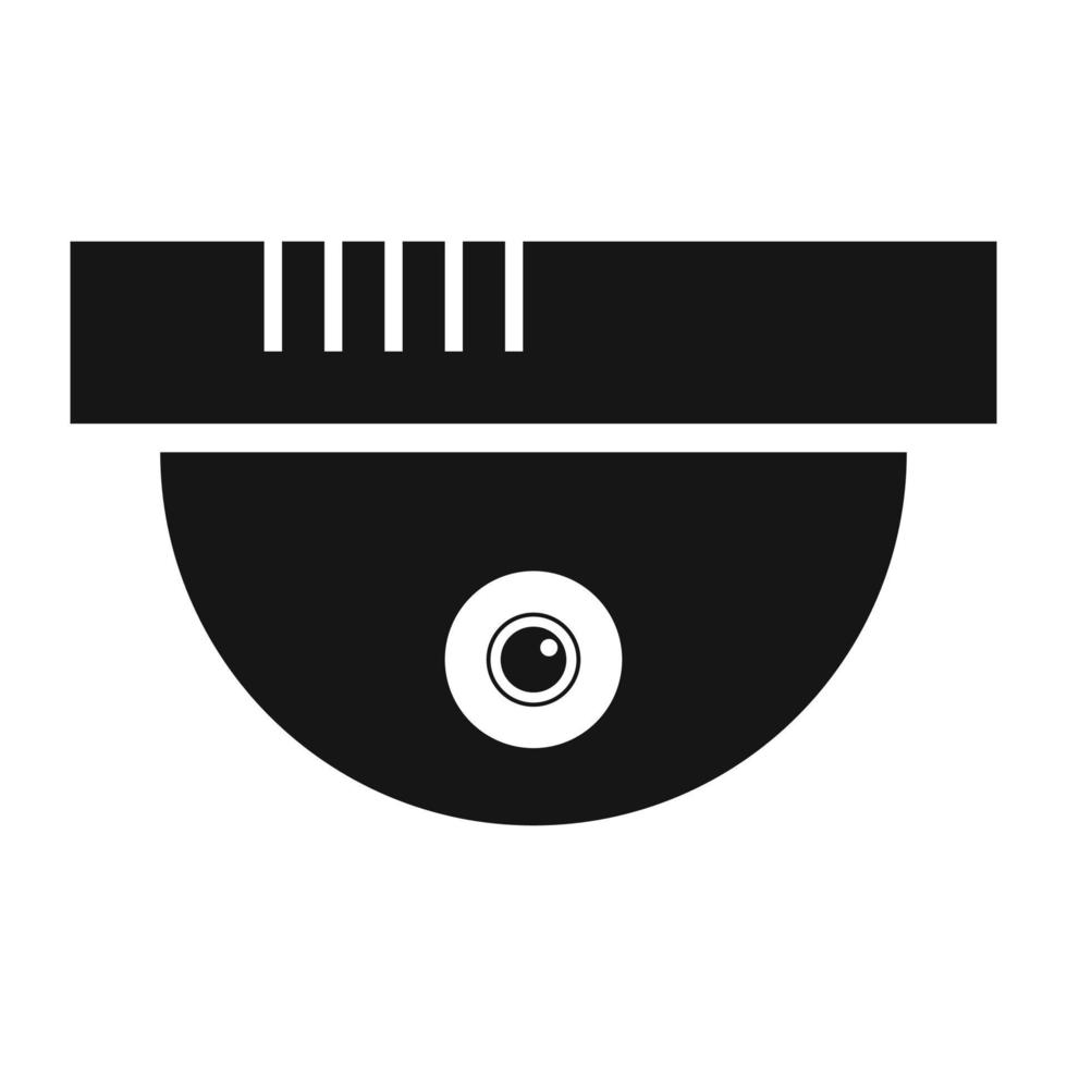 CCTV-kameraikon, säkerhetskameraikon vektor
