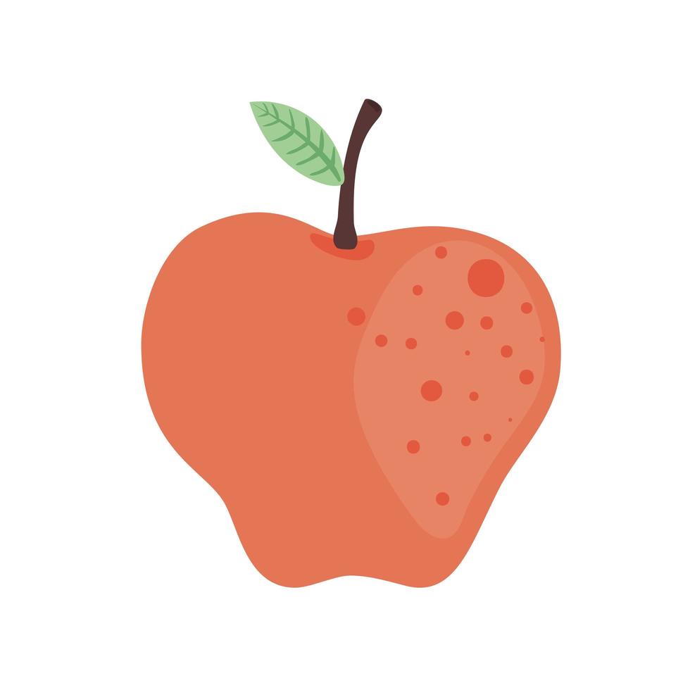 rote Apfelfrucht vektor
