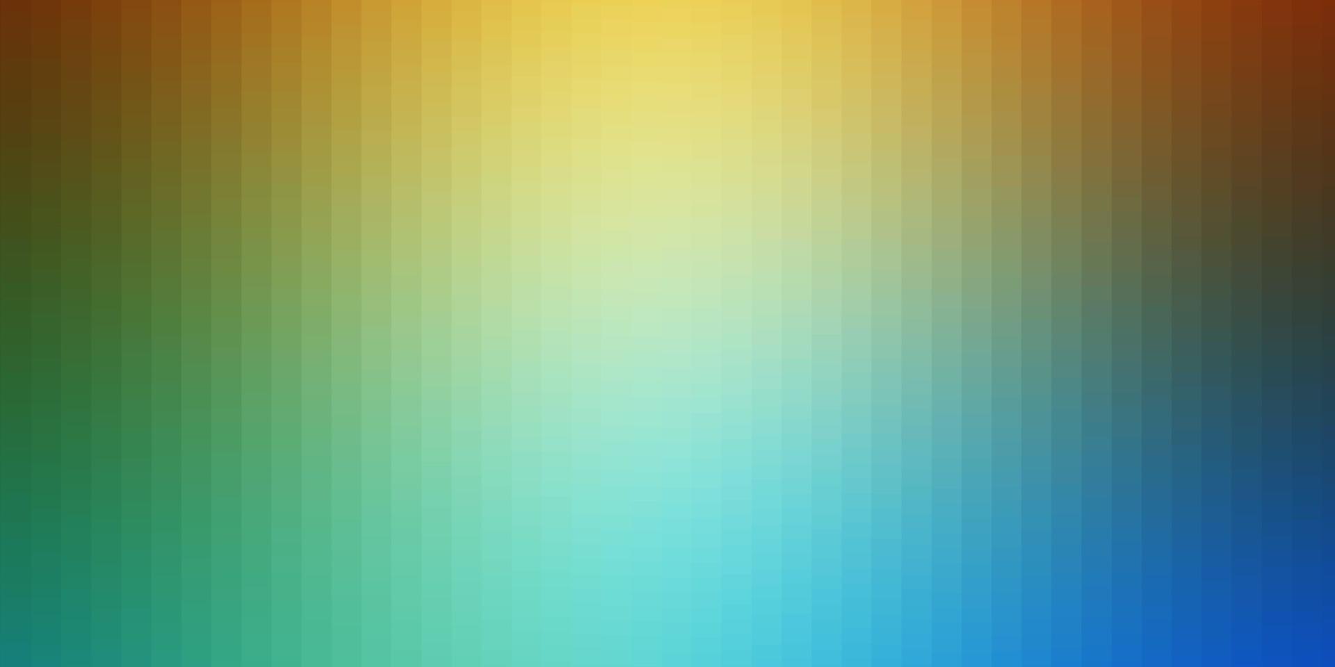ljusblå, gul vektorbakgrund med rektanglar. vektor