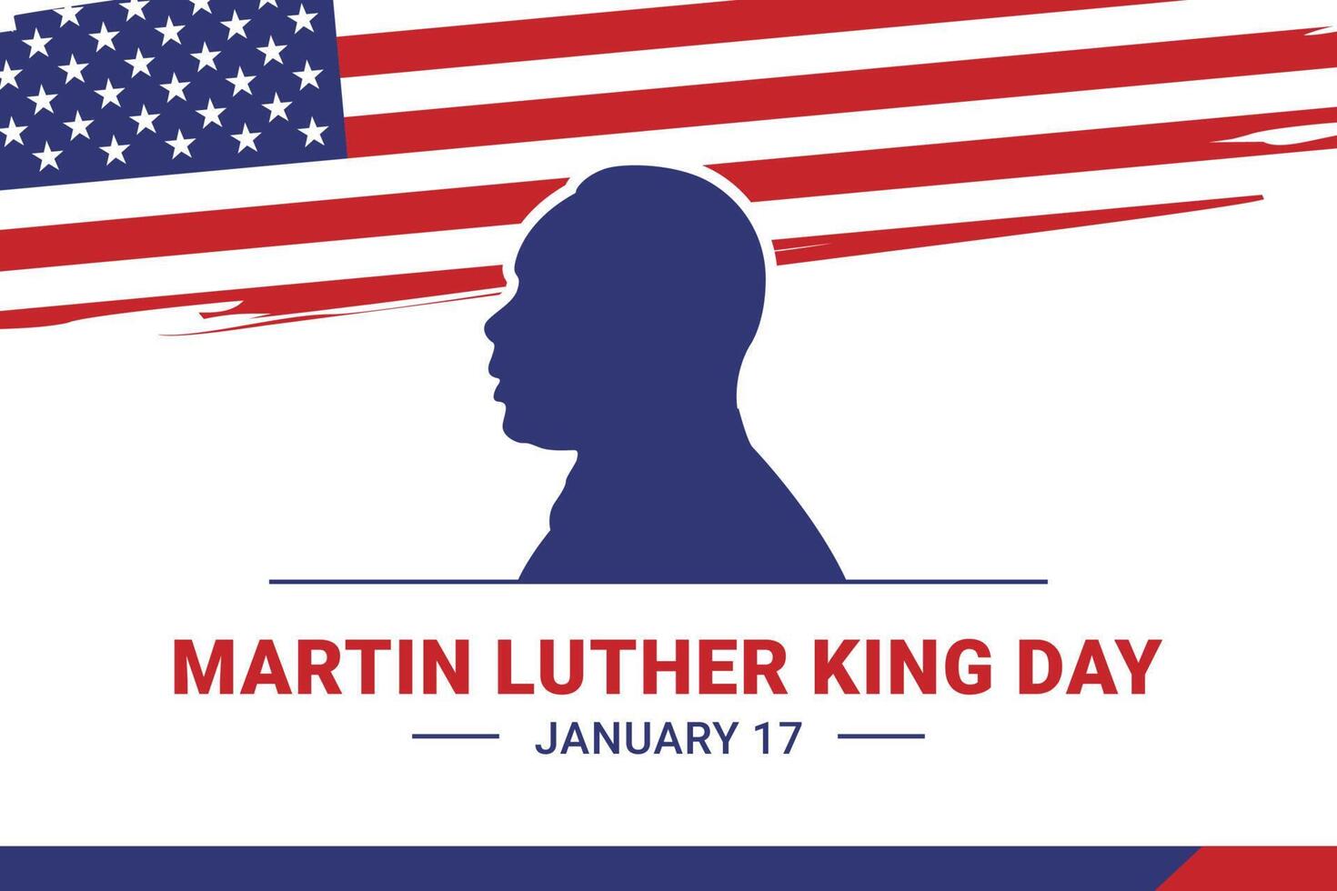 vektorgrafik av martin luther king day vektor