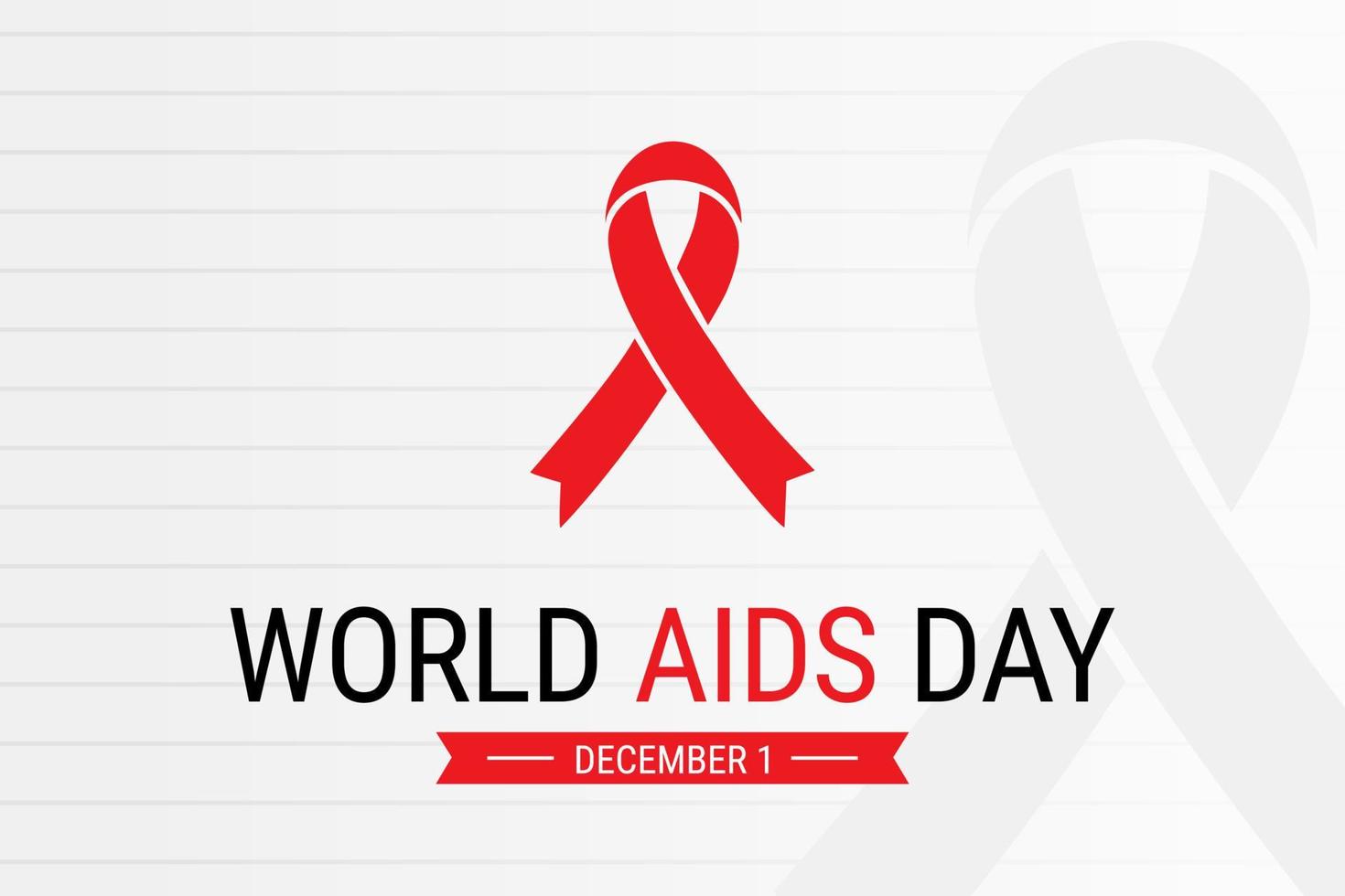 illustration vektorgrafik av World Aids Day vektor