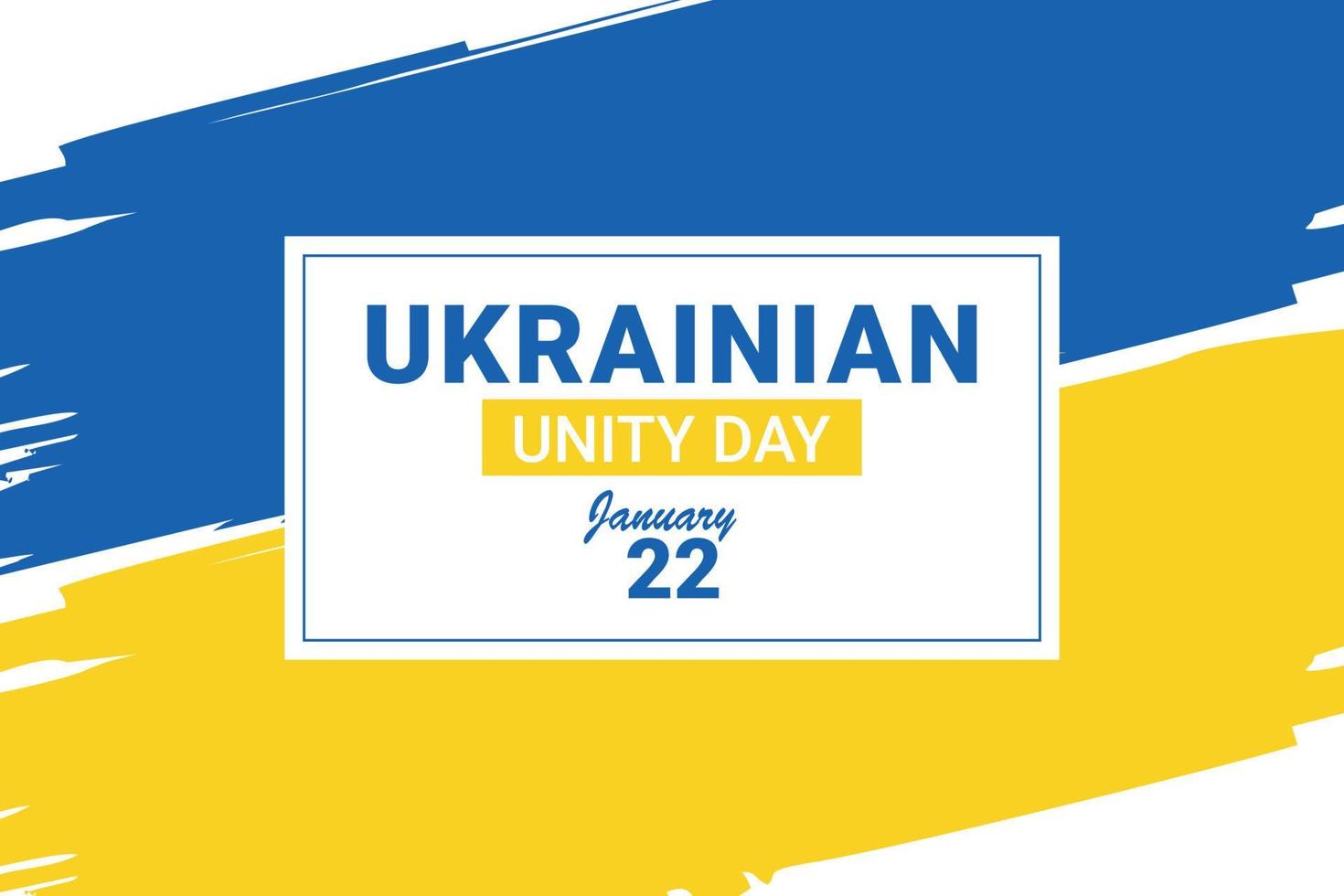 Vektorgrafik des Tages der ukrainischen Einheit vektor