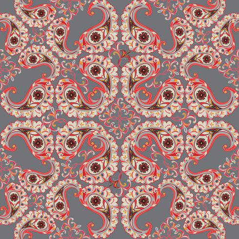 Floral nahtlosen Hintergrund. Orientalische Verzierung. Blumenmuster. vektor