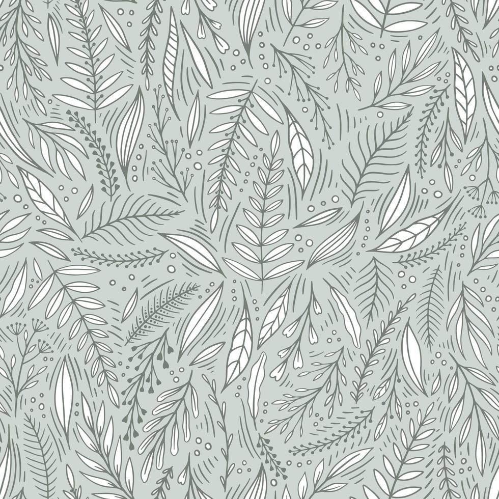 trädgårdsblomma, växter, botaniska, sömlösa mönster vektordesign för omslag, tyg, inredning. sött mönster med växtgren. vektor