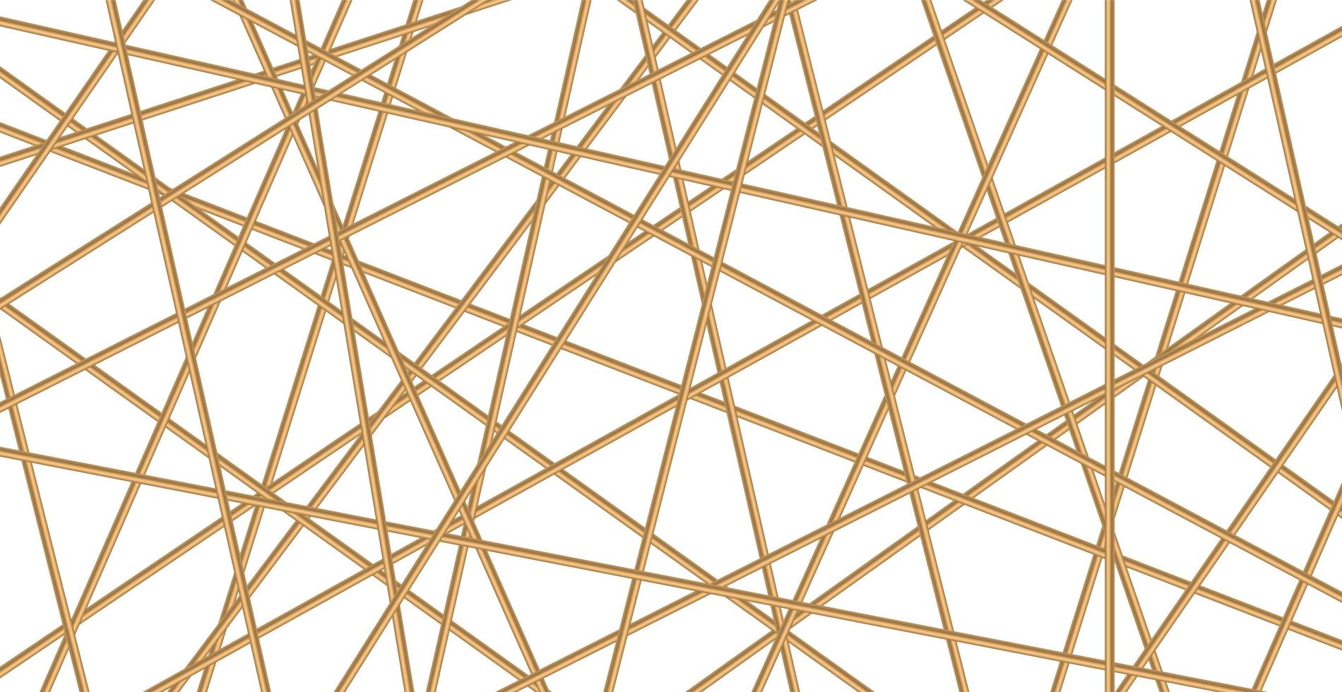 moderna geometriska lyxiga webbvykortsmall för företag eller presentation med gyllene linjer på vit bakgrund - vektor