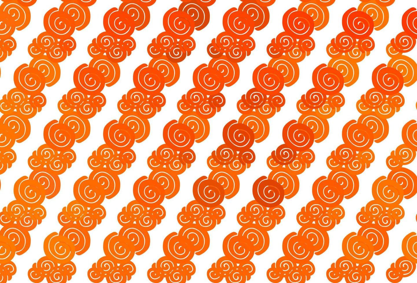 ljus orange vektor mall med abstrakta linjer.