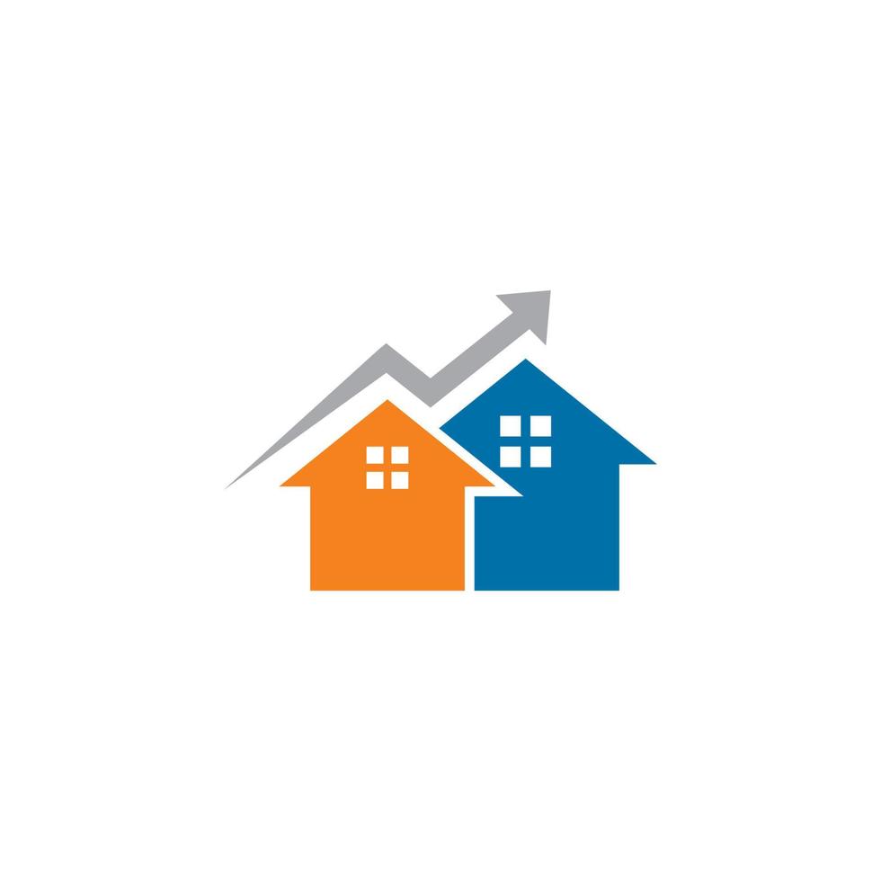 Logo für Eigenheimfinanzierung, Finanzlogovektor vektor