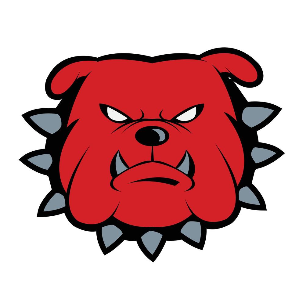 bull dog design illustration vektor