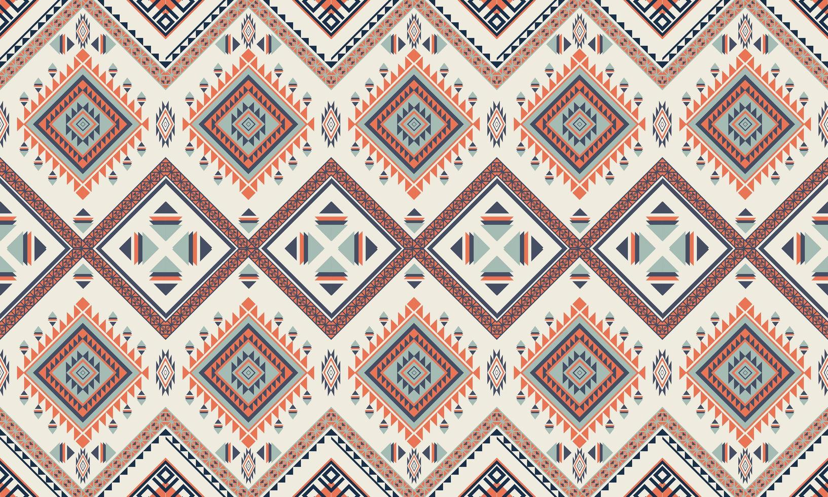geometriska etniska mönster. matta, tapeter, kläder, omslag, batik, tyg, vektor illustration broderi stil.