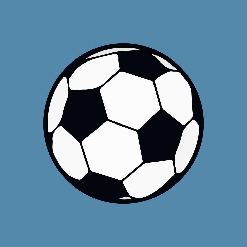 flache illustration des fußballsport-fußballvektors vektor