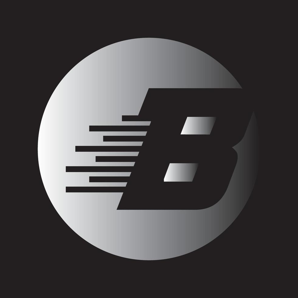 bokstaven b logotyp design vektor