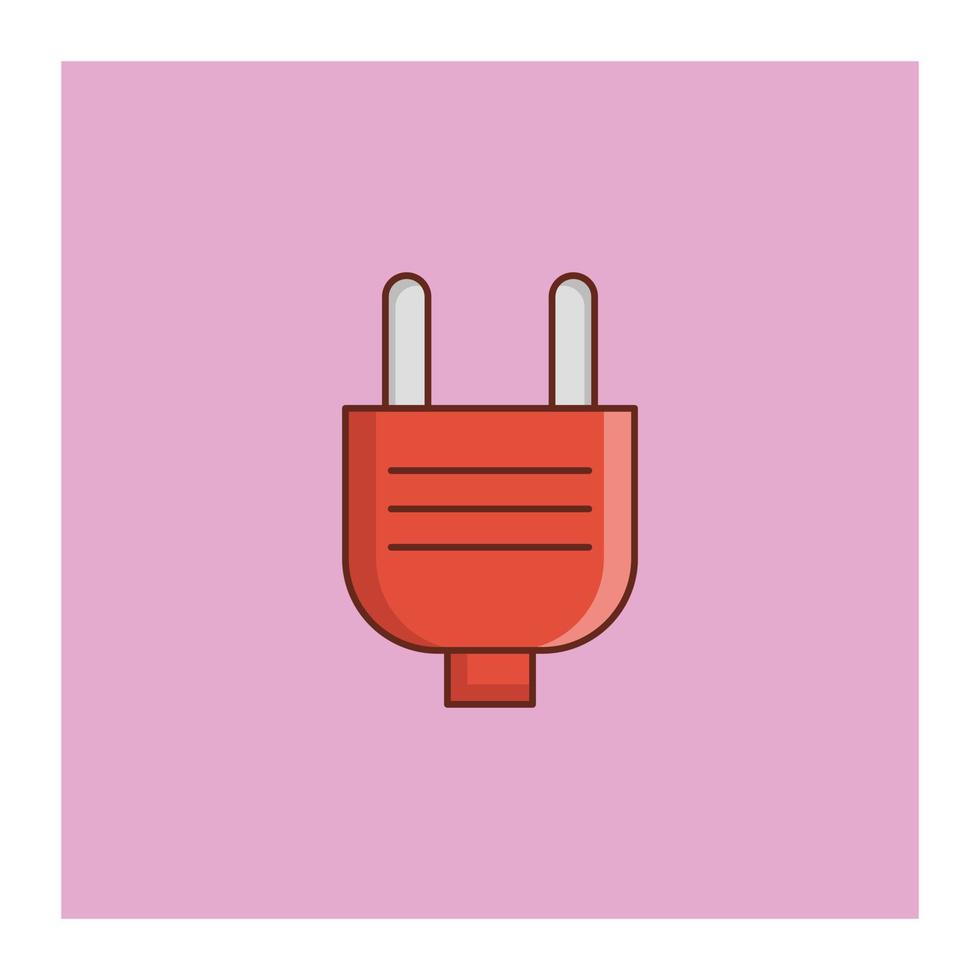 adapter vektorillustration på en bakgrund. symboler av högsta kvalitet. vektor linje platt färgikon för koncept och grafisk design.