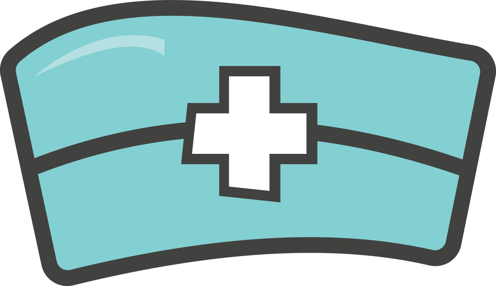 Krankenschwester-Vektor-Illustration auf einem transparenten Hintergrund. Symbole in Premiumqualität. Vektorlinie flaches Farbsymbol für Konzept und Grafikdesign. vektor