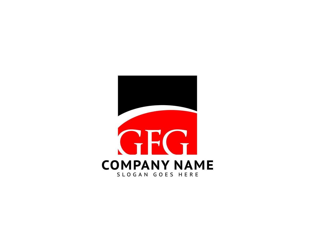 anfangsbuchstabe gfg logo template design vektor