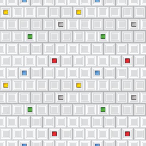 Abstraktes geometrisches Formularmuster. Mosaik Quadrat Abbildung Hintergrund vektor