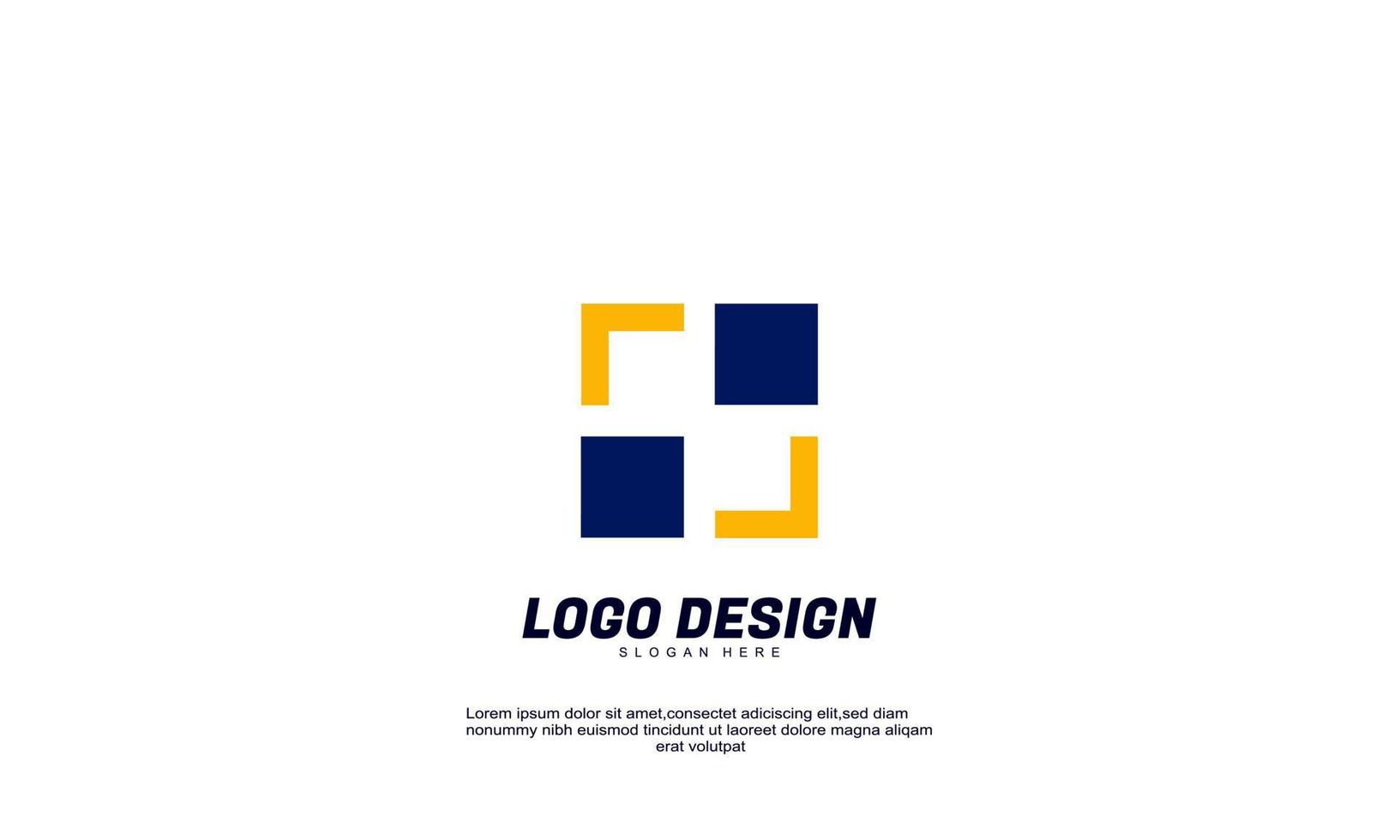 Lager Vektor abstrakte kreative Beispielidee Branding-Logo für Corporate Finance-Unternehmen und Gebäude farbenfrohen Design-Vektor