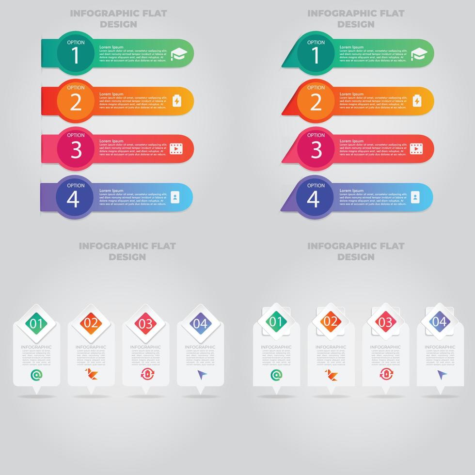 Visualisierung von Geschäftsdaten. Prozessdiagramm. abstrakte Elemente von Diagrammen, Diagrammen mit Schritten, Optionen, Teilen oder Prozessen. Vektorgeschäftsvorlage für die Präsentation. kreatives konzept für infografik. vektor