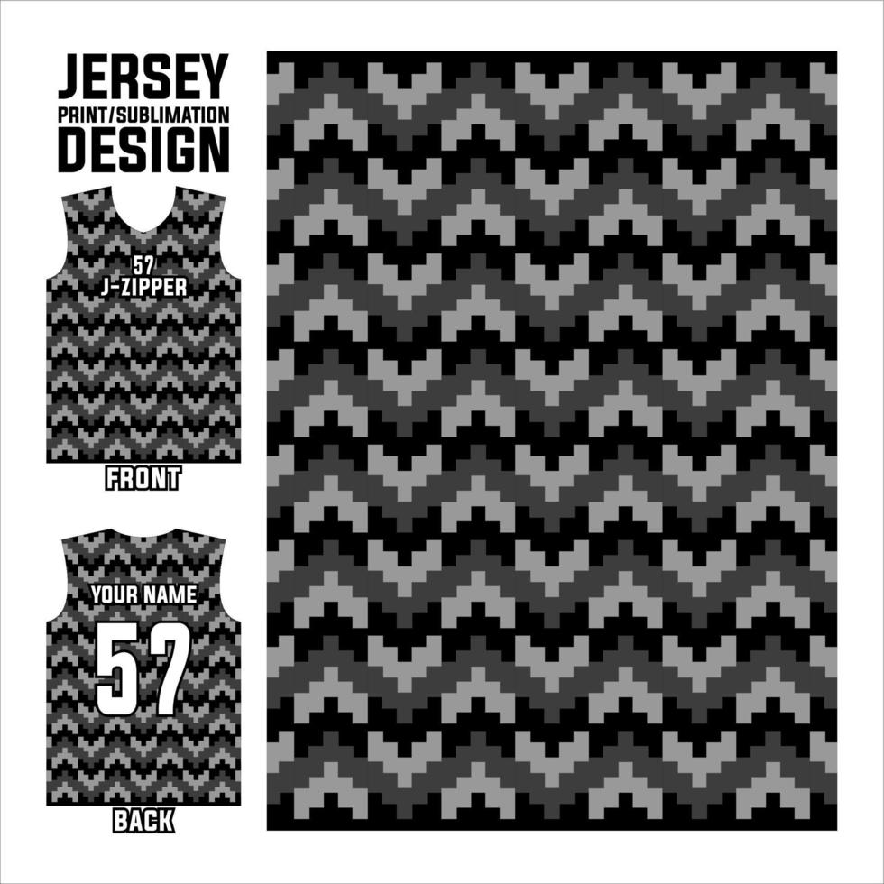 abstrakt mönsterdesign jerseytryck, sublimeringströja för lagsporter fotboll, basket, volleyboll, baseboll, etc vektor