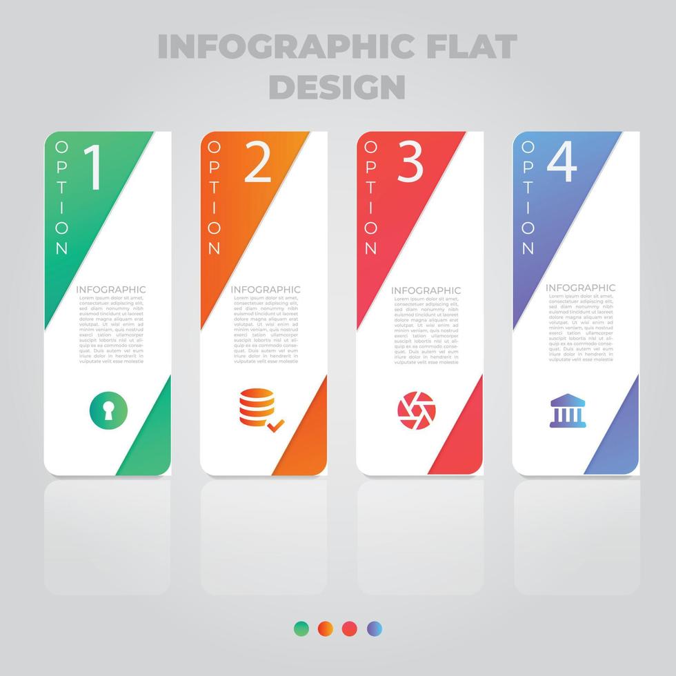 Visualisierung von Geschäftsdaten. Prozessdiagramm. abstrakte Elemente von Diagrammen, Diagrammen mit Schritten, Optionen, Teilen oder Prozessen. Vektorgeschäftsvorlage für die Präsentation. kreatives konzept für infografik. vektor