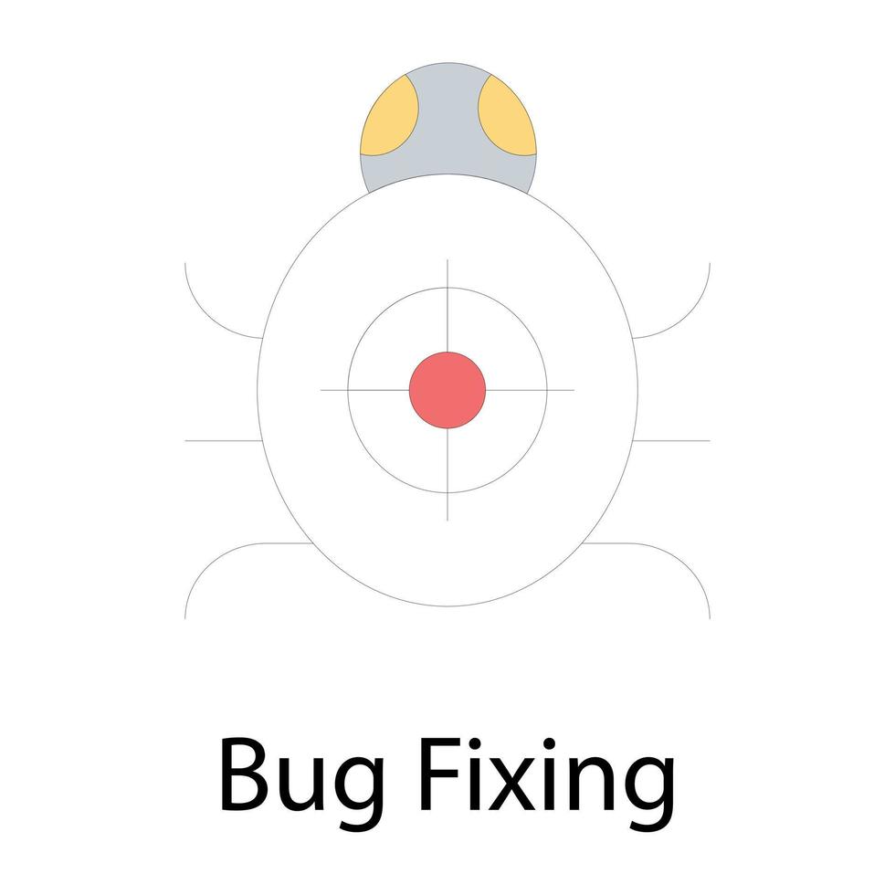 Bugfixing-Konzepte vektor